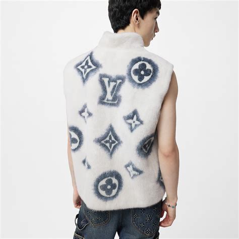 louis vuitton mink gilet